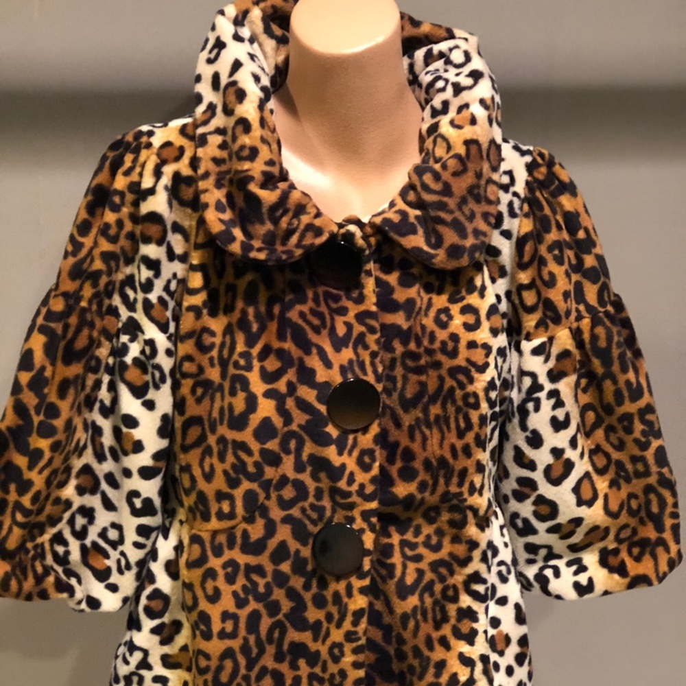 Leopard Crop Jacket